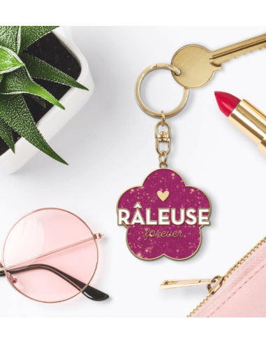 Porte clés paillettes RALEUSE