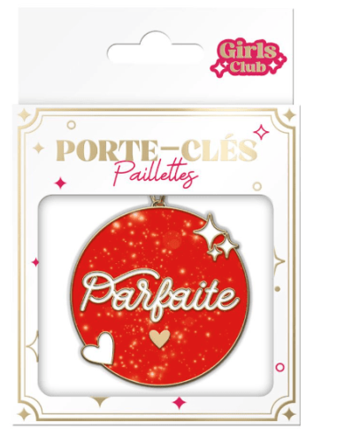Porte clés paillettes PARFAITE