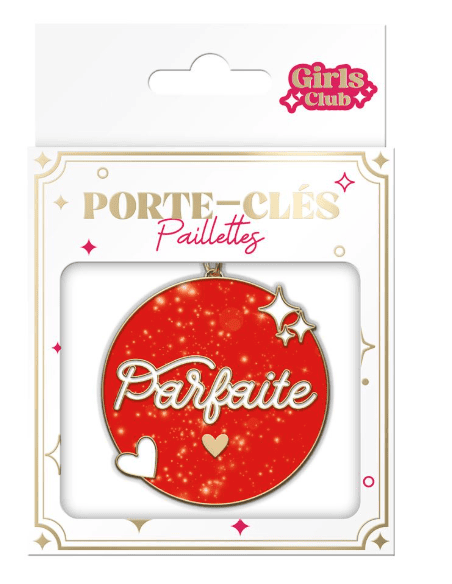 Porte clés paillettes PARFAITE