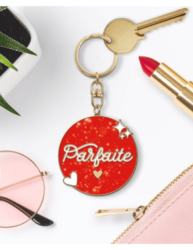 Porte clés paillettes PARFAITE