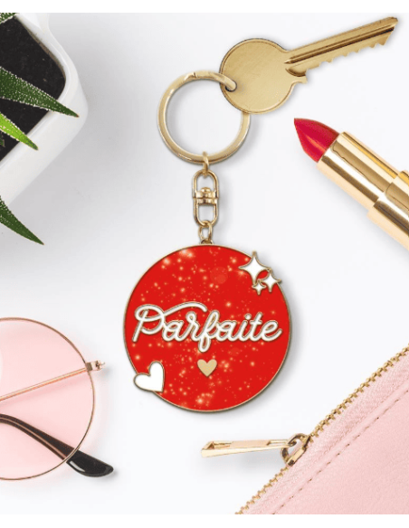 Porte clés paillettes PARFAITE