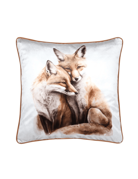 Coussin Faune roux 50 x 50 cm