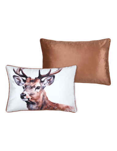 Coussin Faune brun 40 x 60 cm