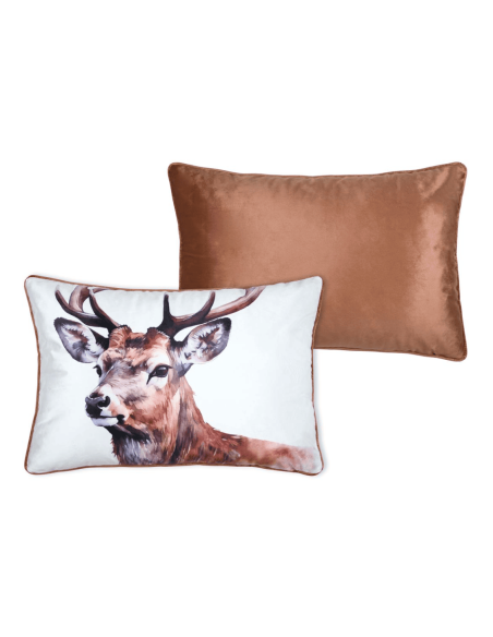 Coussin Faune brun 40 x 60 cm