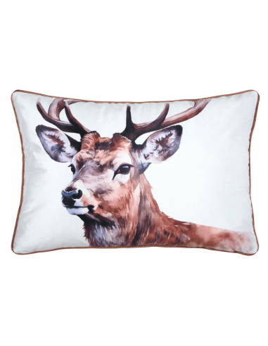 Coussin Faune brun 40 x 60 cm