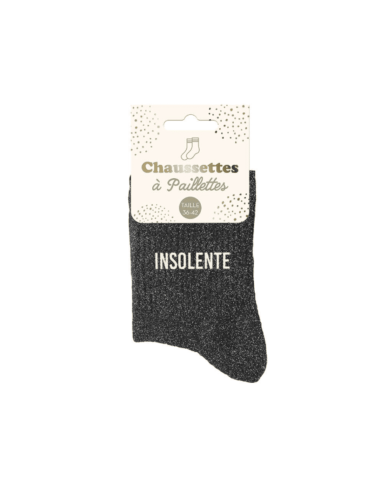 Chaussettes à paillettes INSOLENTE