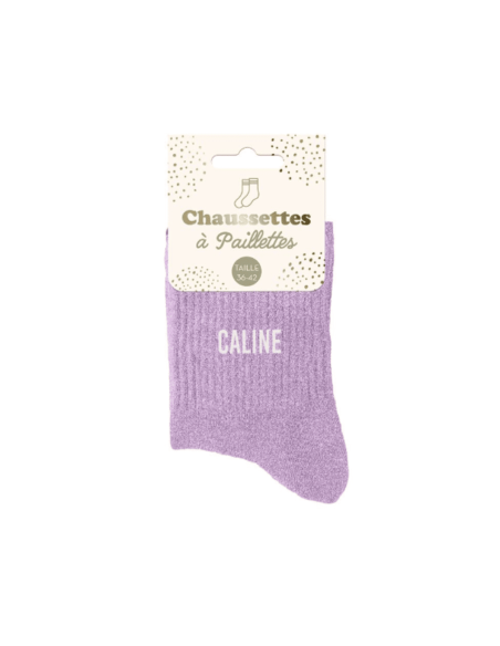 Chaussettes à paillettes CALINE