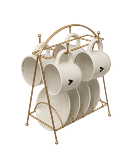 Rack 4 tasses THE FLORAL