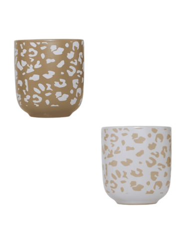 Coffret 4 tasses expresso LEOPARDI 10 cl