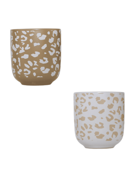 Coffret 4 tasses expresso LEOPARDI 10 cl