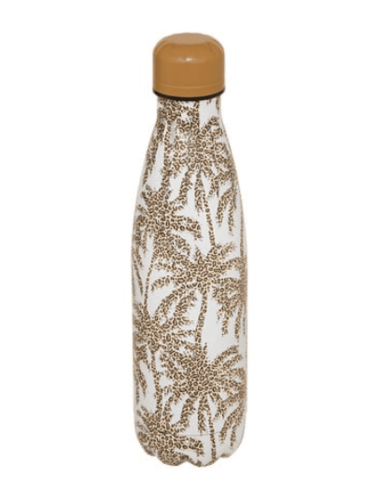 Bouteille isotherme inox WILD palmier léopard