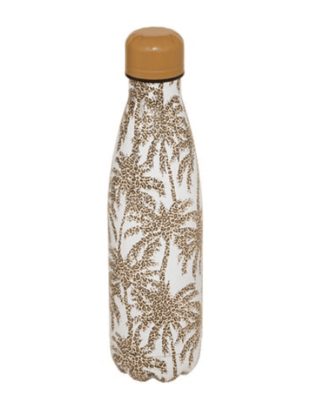 Bouteille isotherme inox WILD palmier léopard