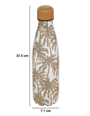 Bouteille isotherme inox WILD palmier léopard