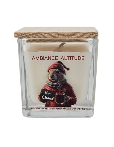 Bougie ambiance altitude VIN CHAUD 90g