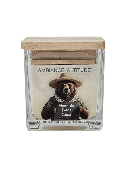 Bougie ambiance altitude FLEUR DE TIARE COCO 90g