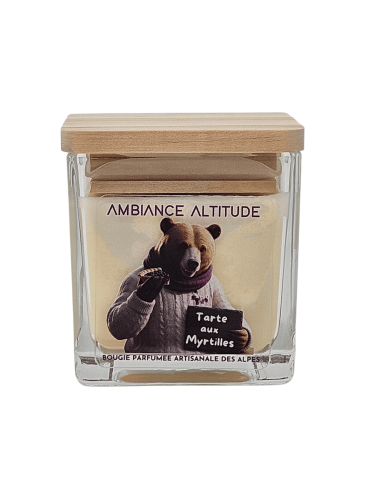 Bougie ambiance altitude TARTE AUX MYRTILLES 90g