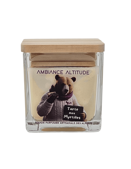 Bougie ambiance altitude TARTE AUX MYRTILLES 90g
