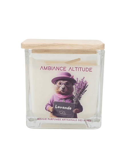 Bougie ambiance altitude LAVANDE 90g